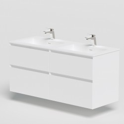 Vannas istabas skapītis dubultai izlietnei Kame LOFT  120cm, 2 x BU/6-3DR/D02-LFT