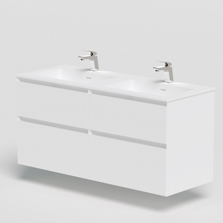 Vannas istabas skapītis dubultai izlietnei Kame LOFT 120cm, 2 x BU/6-3DR/D02-LFT Vannas istabas skapītis dubultai izlietnei Kame LOFT 120cm, 2 x BU/6-3DR/D02-LFT