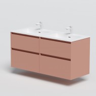 Vannas istabas skapītis dubultai izlietnei Kame LOFT  120cm, 2 x BU/6-3DR/D17-LFT