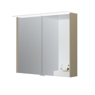 Vannas istabas skapītis ar spoguli Kame LOFT 80x71 cm, MC3DML/80-70/D16-LFT