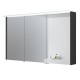 Vannas istabas skapītis ar spoguli Kame LOFT 120x71 cm, MC3DML/120-70/D13-LFT Vannas istabas skapītis ar spoguli Kame LOFT 120x71 cm, MC3DML/120-70/D13-LFT