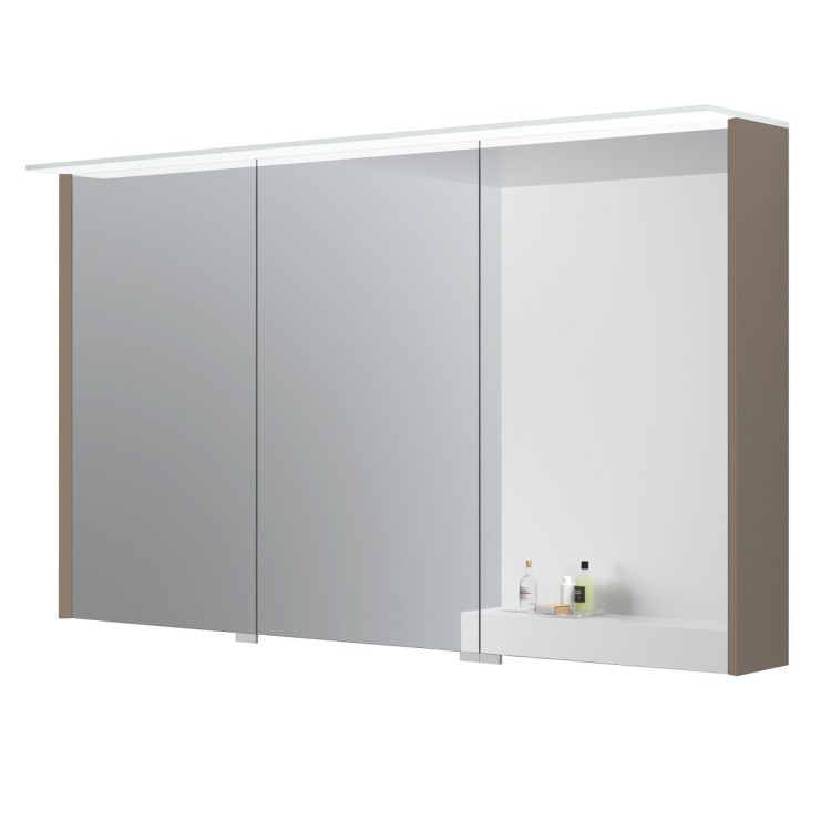 Vannas istabas skapītis ar spoguli Kame LOFT 120x71 cm, MC3DML/120-70/D15-LFT Vannas istabas skapītis ar spoguli Kame LOFT 120x71 cm, MC3DML/120-70/D15-LFT