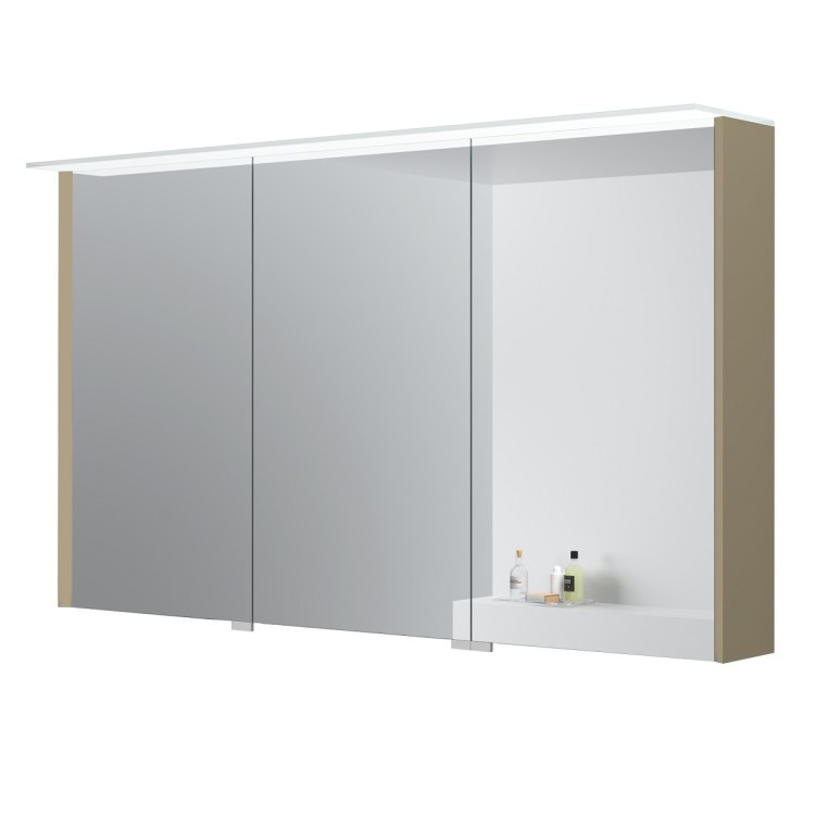 Vannas istabas skapītis ar spoguli Kame LOFT 120x71 cm, MC3DML/120-70/D16-LFT