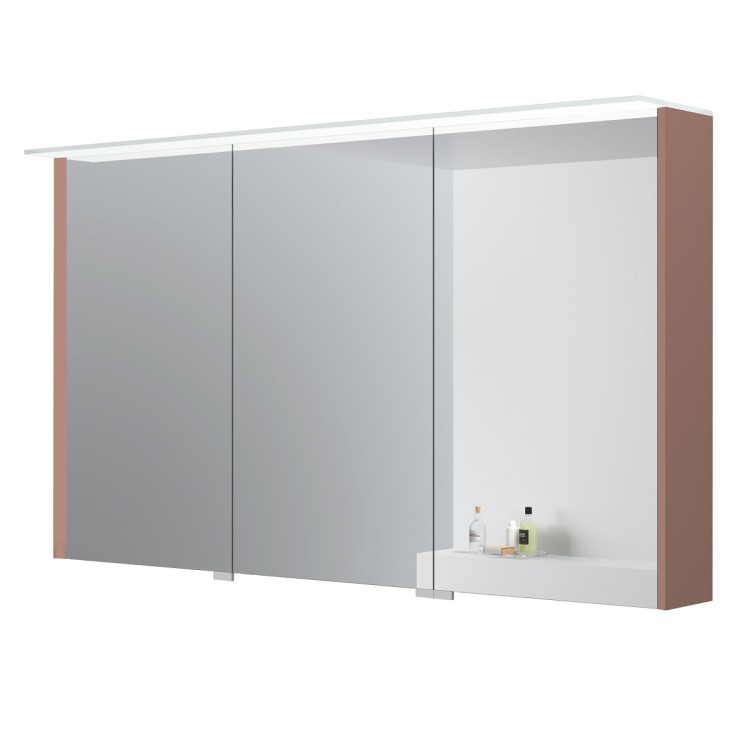 Vannas istabas skapītis ar spoguli Kame LOFT 120x71 cm, MC3DML/120-70/D17-LFT