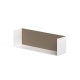 Vannas istabas plaukts KAME 40cm, white/cocoa brown Vannas istabas plaukts KAME 40cm, white/cocoa brown