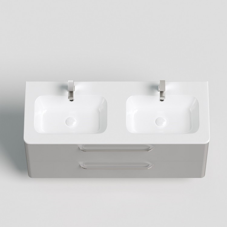 Vannas istabas skapītis ar izlietni Kame SOFT 120cm, BUD/12-3DR/D11-SFT+SR1214618-D