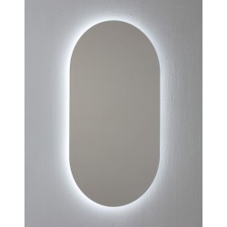 Spogulis ar dimmējamu LED apgaismojumu Kame OVALO 50x90cm