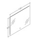 Spogulis ar dimmējamu LED apgaismojumu Kame GRACE 100x80cm, MRL/100-80