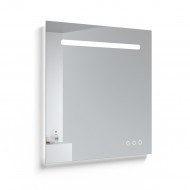Spogulis ar LED apgaismojumu, Bluetooth un spoguļa apsildi Kame SMART, 80x80cm