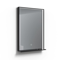 Spogulis rāmī ar LED apgaismojumu Kame INDO 60x80cm, MR-R01/60-80/BL