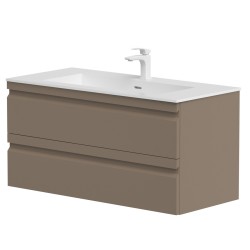 Vannas istabas skapītis izlietnei Kame Terra 100cm, cocoa brown
