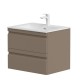 Vannas istabas skapītis izlietnei Kame Terra 60cm, cocoa brown Vannas istabas skapītis izlietnei Kame Terra 60cm, cocoa brown