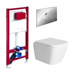 Komplekts Schell Montus 120 rāmis ar Kame Bormida WC podu ar SC vāku