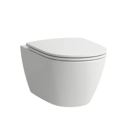 Komplekts Laufen FIORA ar Slim SC vāku+ rāmis INEO+ balta poga Moon