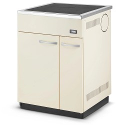 Centrālapkures krāsns ar plītsvirsmu Megal M20 20kW, bēša