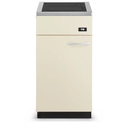 Centrālapkures krāsns ar plītsvirsmu Megal M10 10kW, bēšs