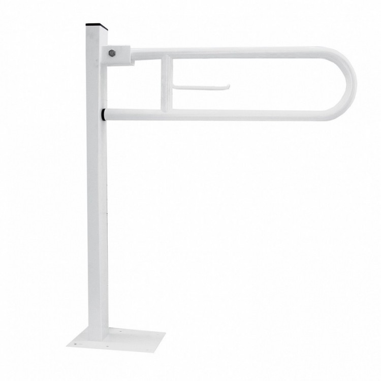 Nofer Invalīdu rokturis paceļams 80cm grīdas, balts 15064.W Nofer Invalīdu rokturis paceļams 80cm grīdas, balts 15064.W