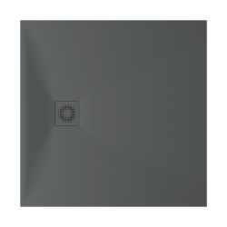 Dušas paliktnis kvadrātveida PAA LETTERA KV 100x100 cm, GREY