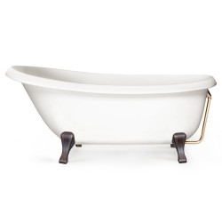 Brīvi stāvoša vanna PAA VICTORIA 1700x830x610, kājas Wooden Coffee