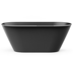 Brīvi stāvoša vanna PAA DECO RIM 1600x815, silkstone, graphite