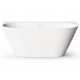 Brīvi stāvoša vanna PAA DECO WALL 1600x810, silkstone