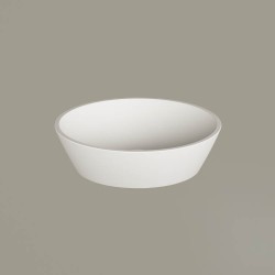 Vannas istabas uzliekamā izlietne PAA DECO Ø 450 mm, silkstone, balta
