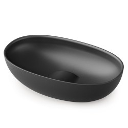 Vannas istabas uzliekamā izlietne PAA BELLA 650x390mm, silkstone, graphite