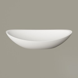 Vannas istabas uzliekamā izlietne PAA FELICE 690x375 mm, silkstone, graphite