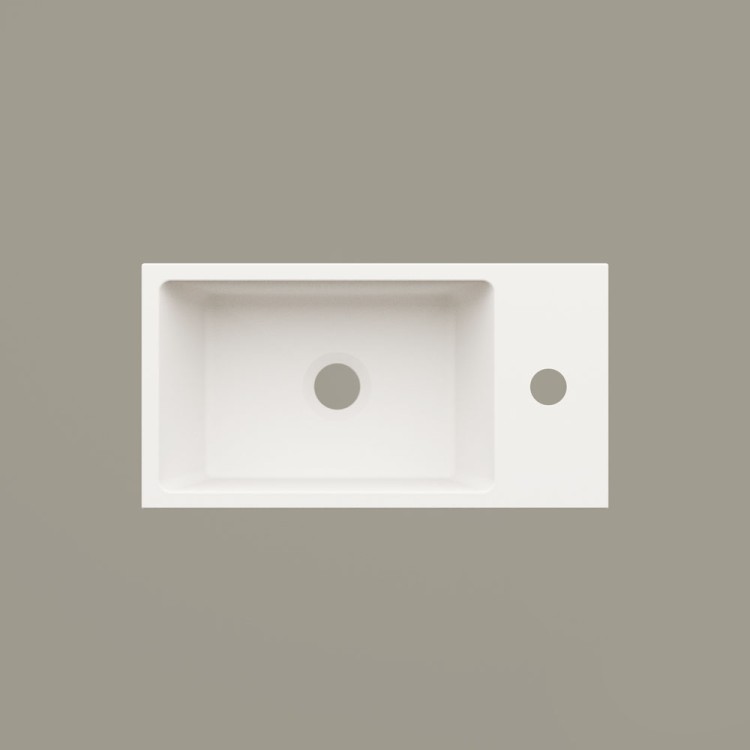 Vannas istabas uzliekamā izlietne PAA MI 400x210 mm