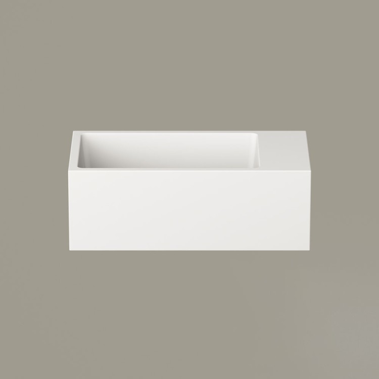 Vannas istabas uzliekamā izlietne PAA MI 400x210 mm