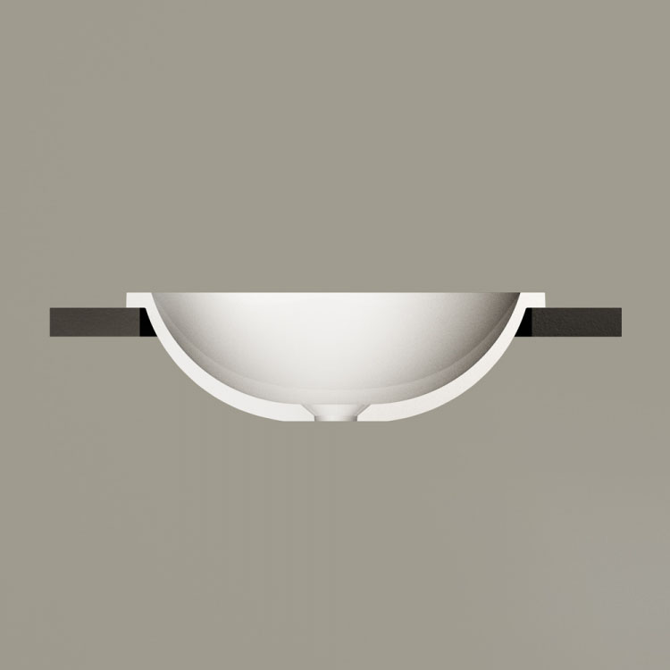 Vannas istabas iebūvējamā izlietne PAA ROUND IN Sikstone D44cm Vannas istabas iebūvējamā izlietne PAA ROUND IN Sikstone D44cm