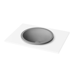 Vannas istabas iebūvējamā izlietne PAA ROUND IN Sikstone D44cm, matte grey