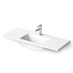 Vannas istabas izlietne PAA MINI LOTO 100x40cm, balta