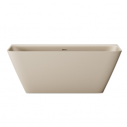 Brīvi stāvoša vanna PAA QUADRO WALL 1600x750, silkstone, VAQUAWAS/04