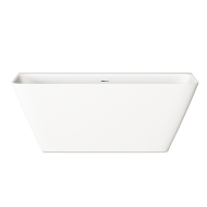 Brīvi stāvoša vanna PAA QUADRO WALL 1600x750,  VAQUAWA/00