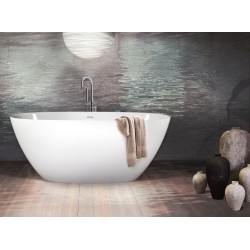 Brīvi stāvoša vanna PAA PERLA 1600x700, Glossy Fog VAPERL/xx