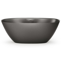 Brīvi stāvoša vanna PAA PERLA 1600x750, silkstone graphite