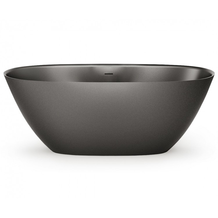 Brīvi stāvoša vanna PAA PERLA 1600x750, silkstone graphite