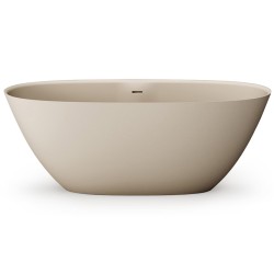 Brīvi stāvoša vanna PAA PERLA 1600x750, Matte Caffelatte