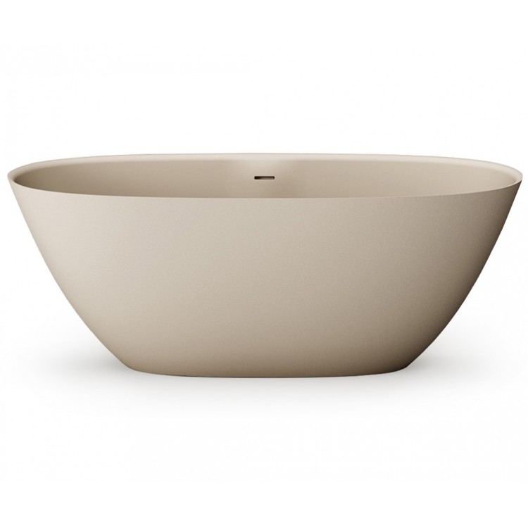 Brīvi stāvoša vanna PAA PERLA 1600x750, Matte Caffelatte