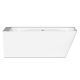 Stūra vanna PAA QUADRO CORNER D 1600x750, balta