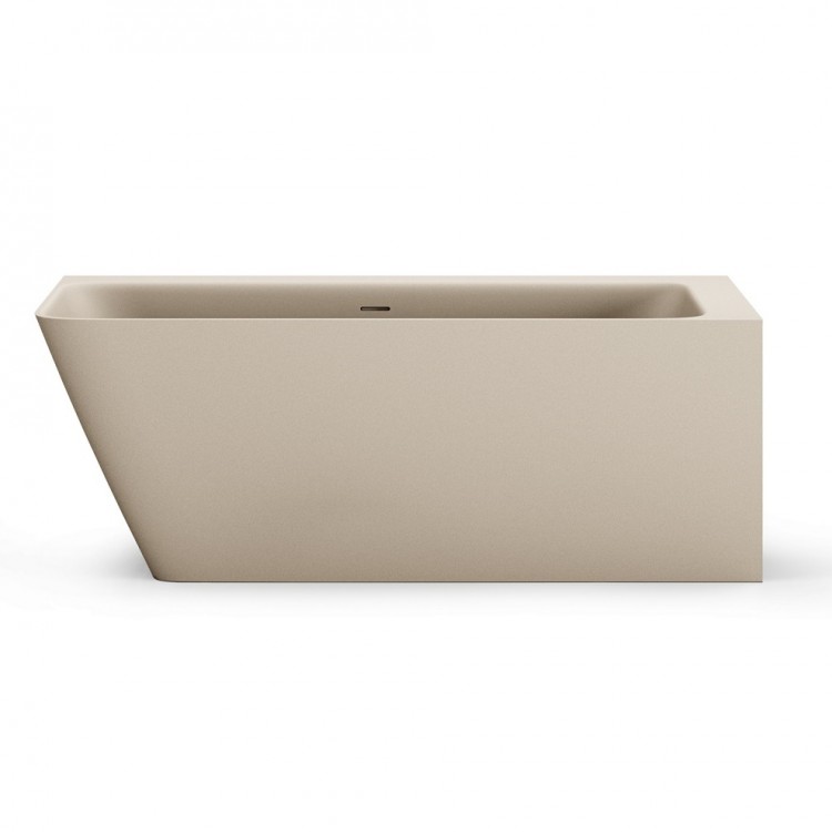Stūra vanna PAA Silkstone QUADRO CORNER A 1600x750, Matte Caffelatte