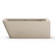 Stūra vanna PAA Silkstone QUADRO CORNER A 1600x750, Matte Caffelatte