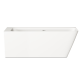 Stūra vanna PAA Silkstone QUADRO CORNER D 1600x750, balta matēta