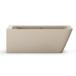Stūra vanna PAA Sikstone QUADRO CORNER D 1600x750, Matte Caffelatte