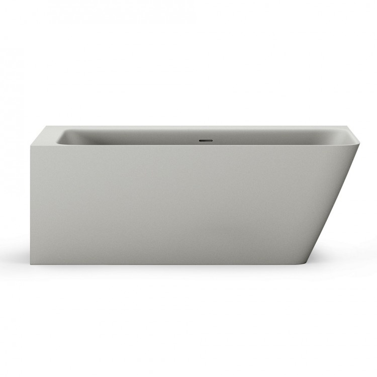 Stūra vanna PAA Sikstone QUADRO CORNER D 1600x750, pelēka matēta