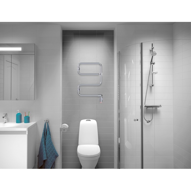 Elektriskais dvieļu žāvētājs PAX TR55 Momento II Lite 38W, nerūsējošais tērauds