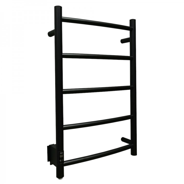 Elektriskais dvieļu žāvētājs PAX Samba Timer 40W, melns matēts