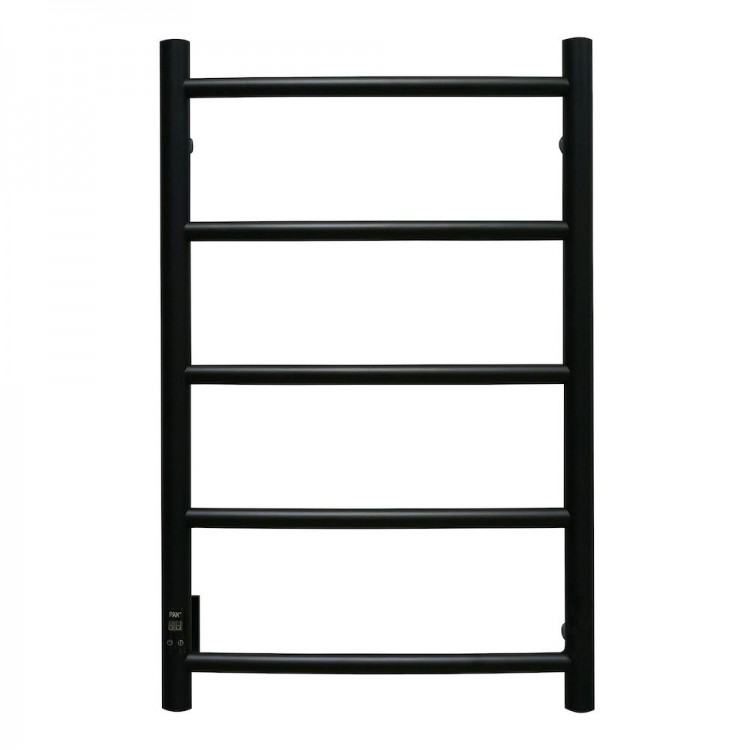 Elektriskais dvieļu žāvētājs PAX Samba Timer 40W, melns matēts