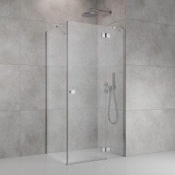 Dušas stūris kvadrātveida Radaway Almatea SE Chrome KDJ 100x80 cm R, hroms